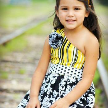 Sewing Pattern Girls Bubble Dress,6 months to 10 years, PDF pattern